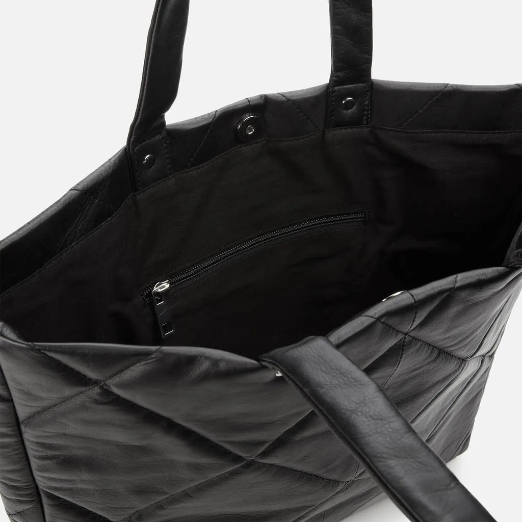 商品Nunoo|Núnoo Women's Shopper Silky Padded Tote Bag - Black,价格¥583,第6张图片详细描述
