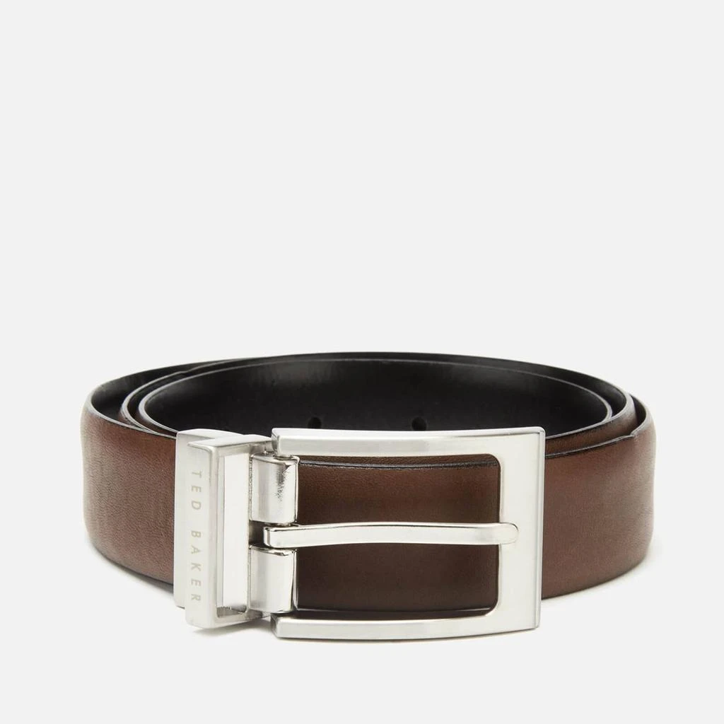 商品Ted Baker London|Ted Baker Men's Karmer Reversible Belt - Xchocolate,价格¥248,第1张图片