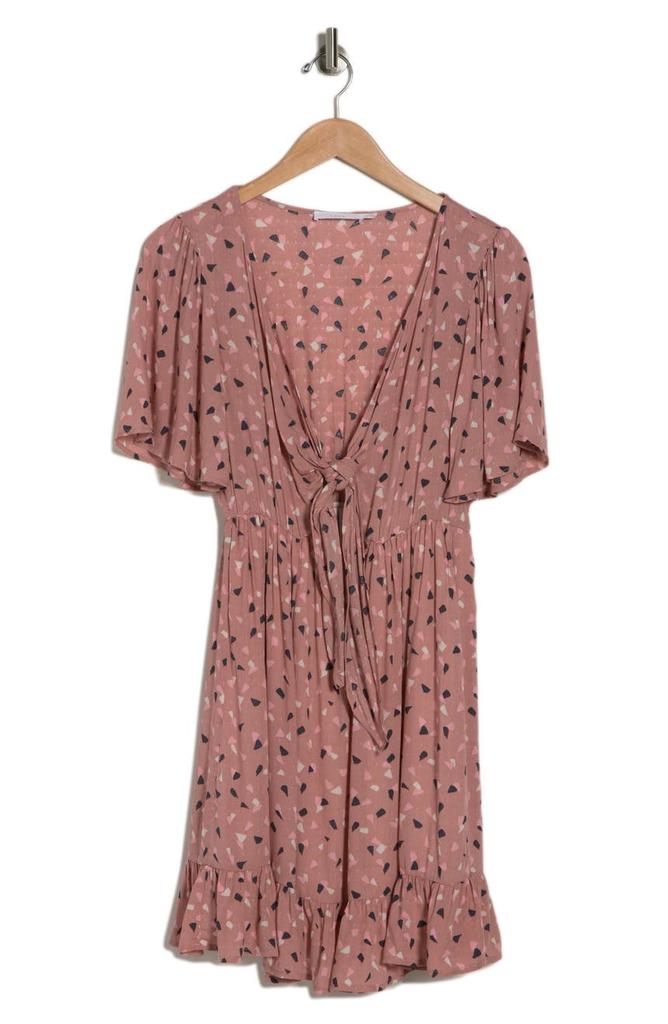 Flutter Sleeve Midi Flounce Dress商品第3张图片规格展示