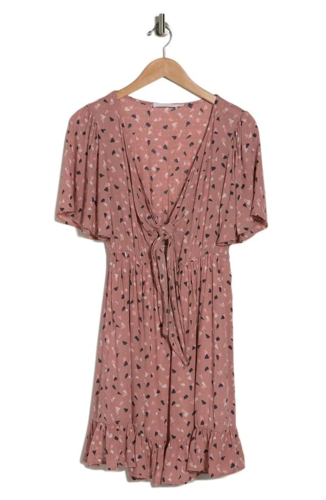 商品Lush|Flutter Sleeve Midi Flounce Dress,价格¥144,第3张图片详细描述