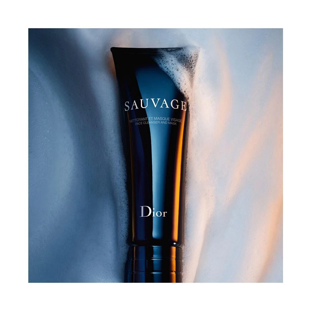 商品Dior|Men's Sauvage Face Cleanser & Mask, 4 oz., Created for Macy's,价格¥309,第2张图片详细描述