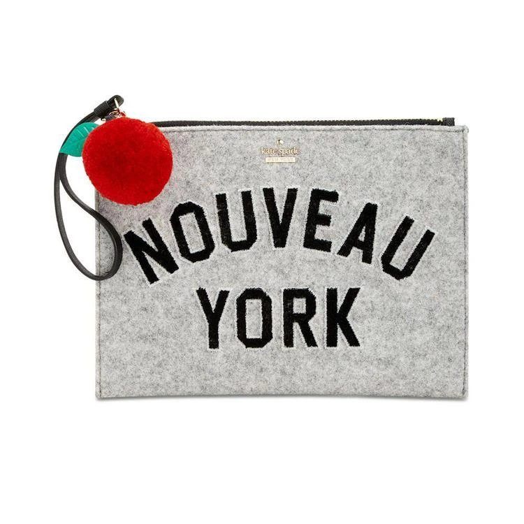 商品Kate Spade|Nouveau York Bella Medium Pouch,价格¥281,第1张图片