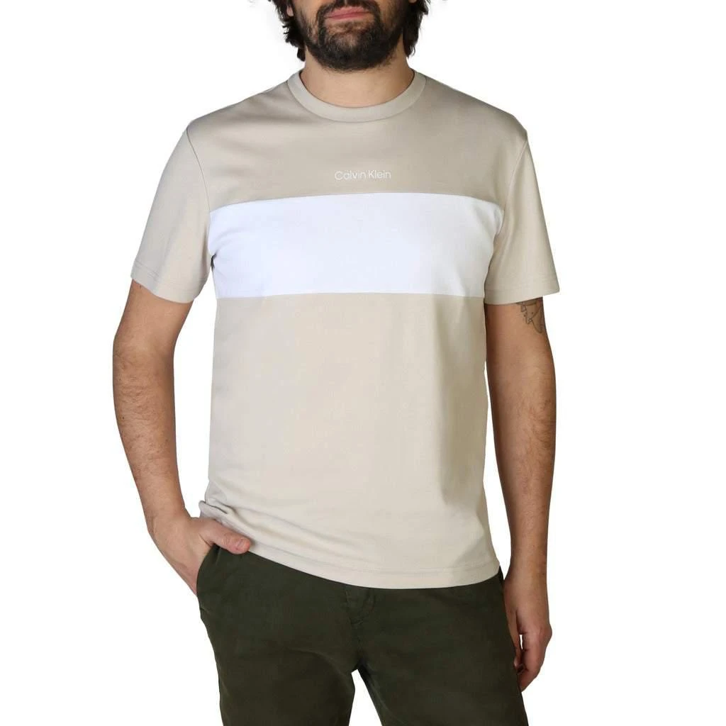 商品Calvin Klein|Calvin Klein Round Neck Short Sleeve T-Shirts,价格¥343,第4张图片详细描述