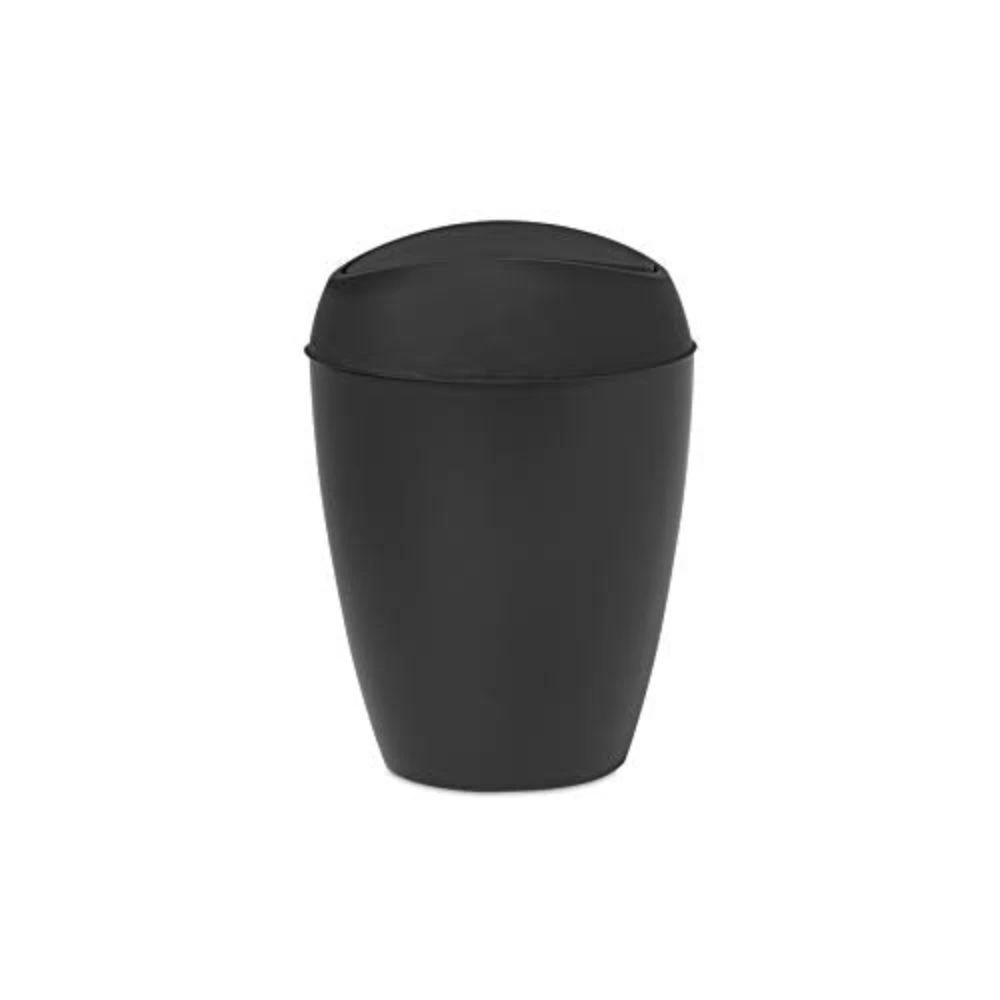 商品Umbra|Twirla Trash Can With Swing-top Lid, 2.4 Gallon,价格¥262,第1张图片