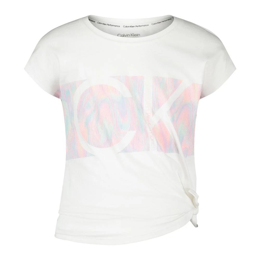 商品Calvin Klein|Big Girls Flare Block T-shirt,价格¥58,第1张图片