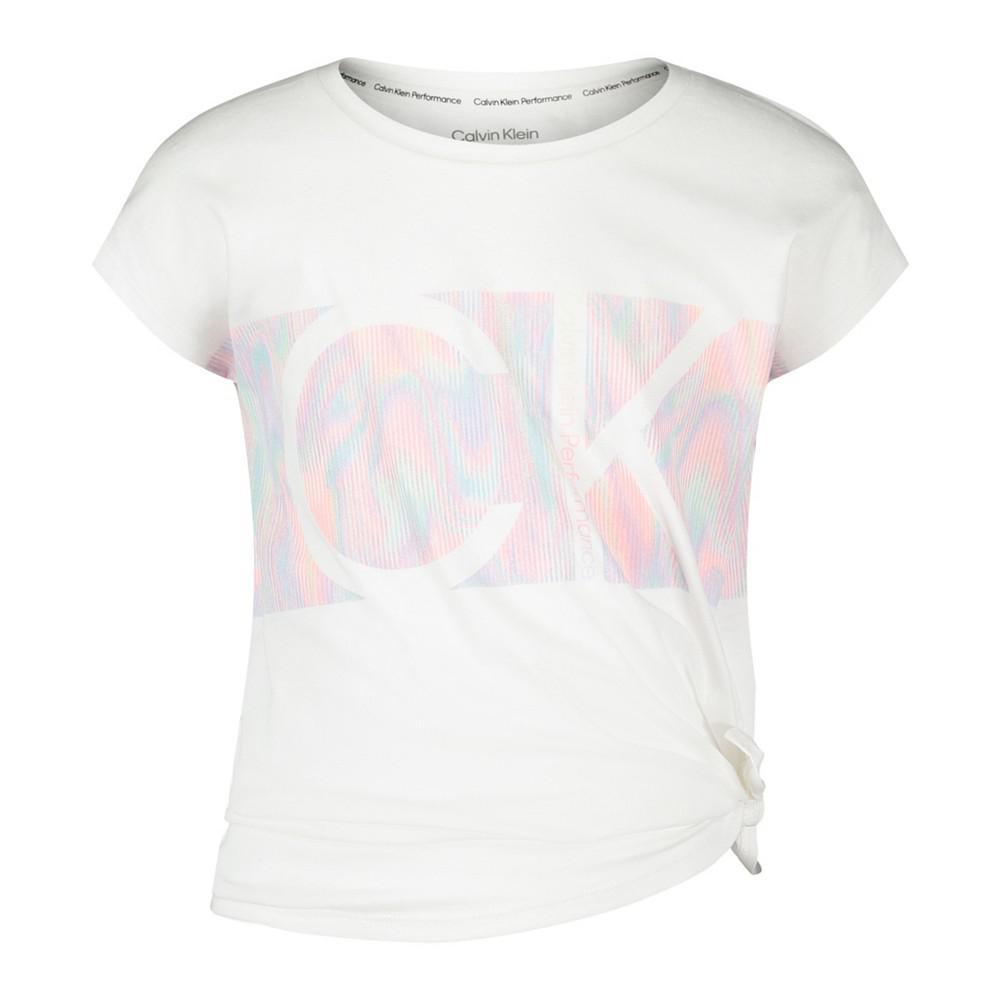商品Calvin Klein|Big Girls Flare Block T-shirt,价格¥116,第1张图片
