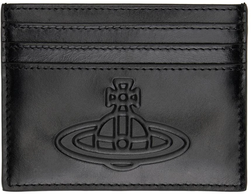 商品Vivienne Westwood|Black Leather Logo Card Holder,价格¥869,第1张图片