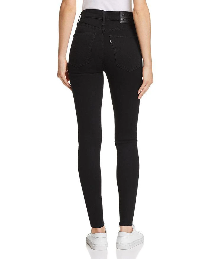 商品Levi's|Mile High Super Skinny Jeans in Black Galaxy,价格¥262,第3张图片详细描述