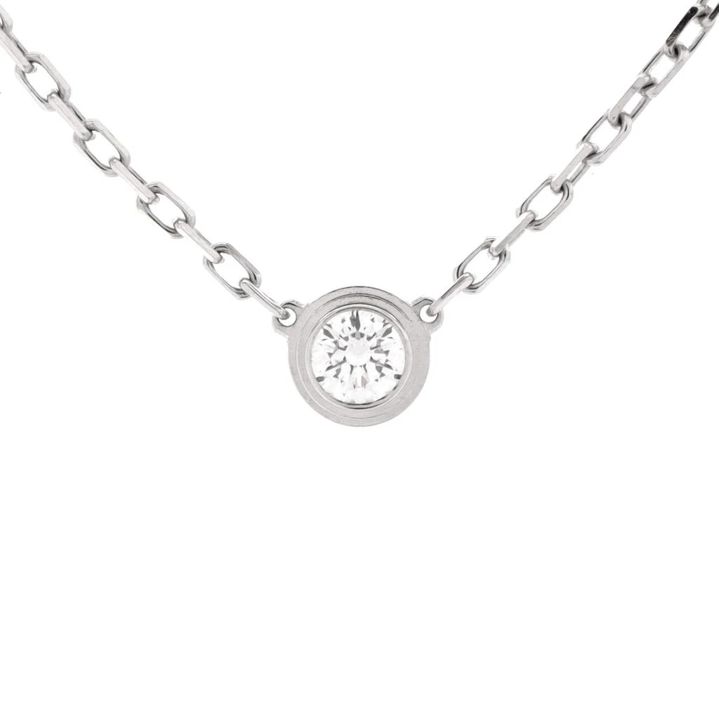 商品[二手商品] Cartier|D'Amour Pendant Necklace 18K White Gold with Diamond Small,价格¥7166,第1张图片