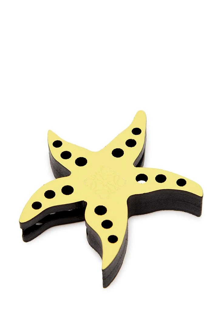 商品Loewe|X Paula's Ibiza starfish yellow leather dice charm,价格¥585,第3张图片详细描述