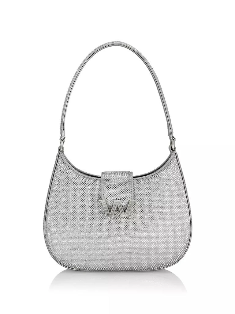 商品Alexander Wang|Small W Legacy Crystal Hobo Bag,价格¥6254,第1张图片