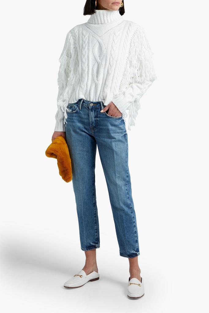 商品FRAME|Le Nouveau Straight cropped mid-rise straight-leg jeans,价格¥754,第6张图片详细描述