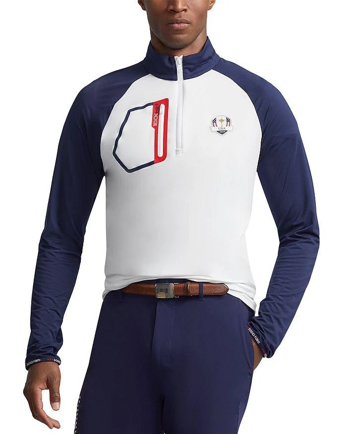 商品Ralph Lauren|RLX Ralph Lauren U.S. Ryder Cup Performance Golf Pullover,价格¥837,第5张图片详细描述