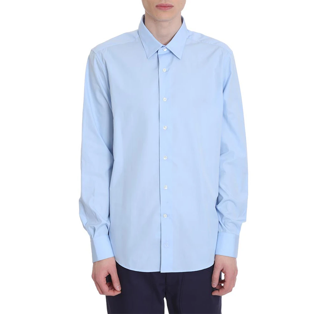 商品Lanvin|LANVIN 蓝色男士衬衫 RM-SI0331-S005-P20-211,价格¥1631,第1张图片