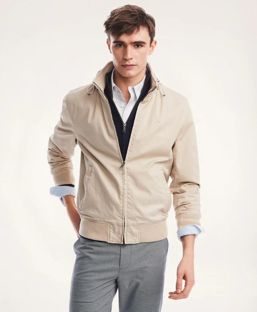 商品Brooks Brothers|Cotton Bomber Jacket,价格¥1647,第2张图片详细描述