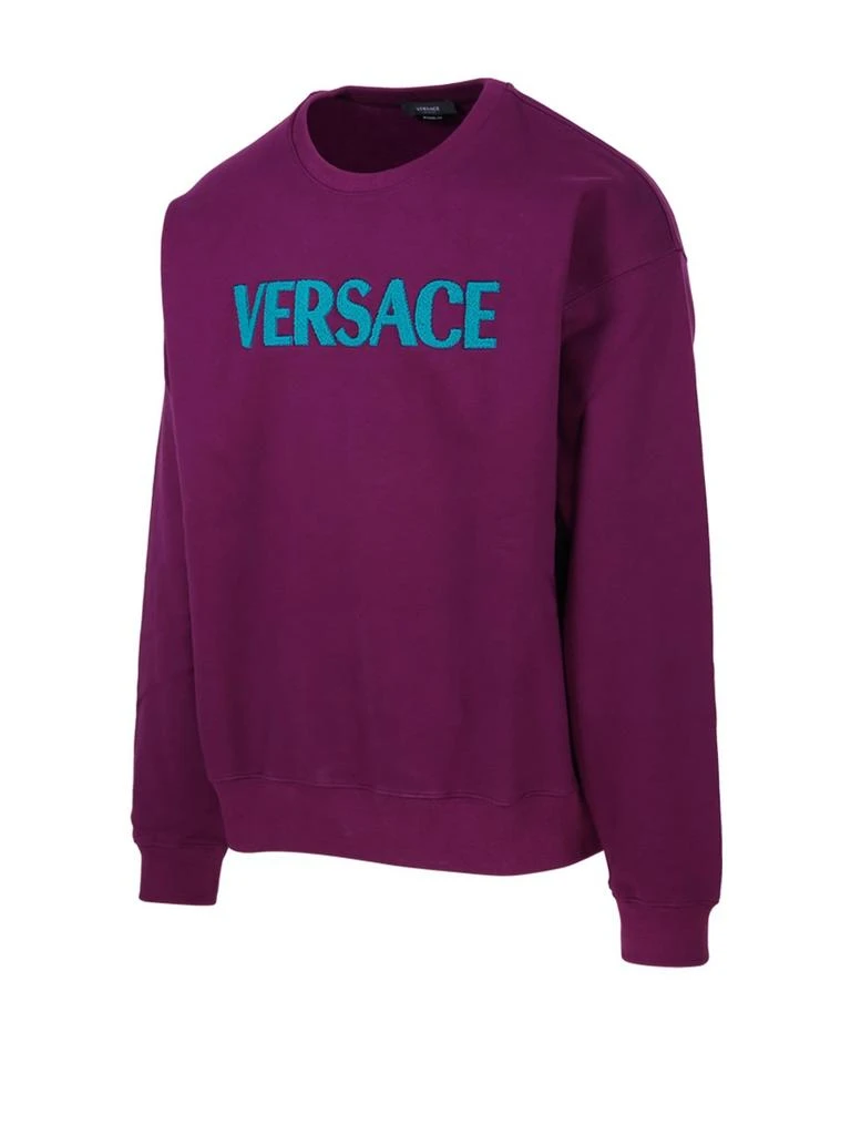 商品Versace|Versace Logo Printed Crewneck Sweatshirt,价格¥2695,第3张图片详细描述