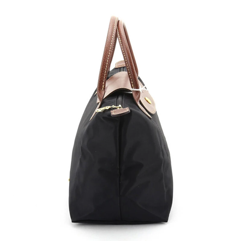 Longchamp 珑骧 黑色尼龙女士手提包 1621089001 商品