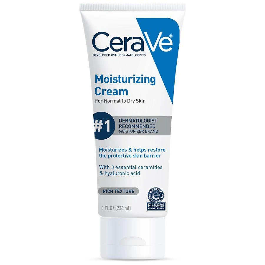 商品CeraVe|Face and Body Moisturizing Cream for Normal to Dry Skin with Hyaluronic Acid,价格¥100,第1张图片