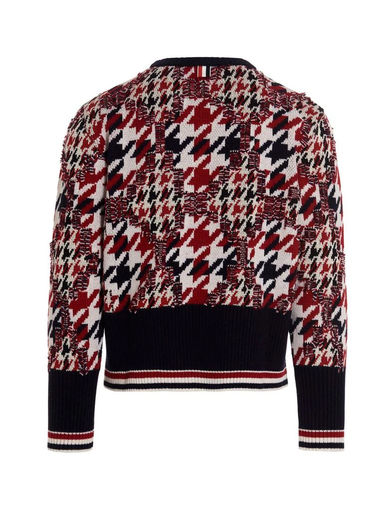 商品Thom Browne|Thom Browne Houndstooth Intarsia Jumper,价格¥4826,第2张图片详细描述