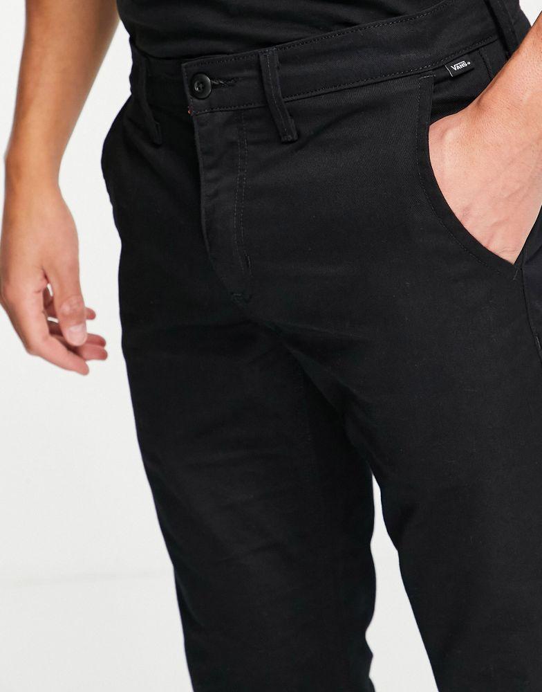 Vans authentic slim chino trousers in black商品第3张图片规格展示