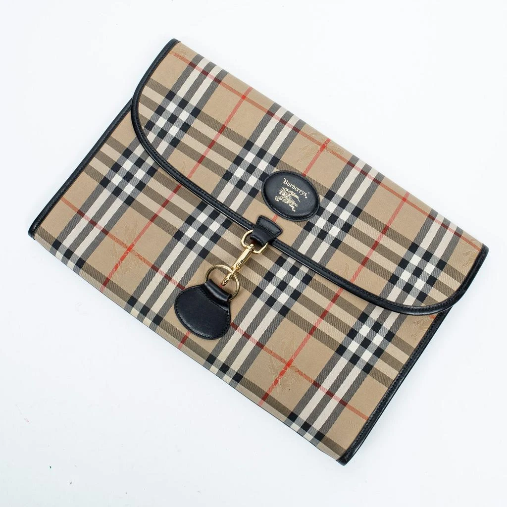 商品[二手商品] Burberry|Burberrys Vintage Flap Clutch,价格¥2707,第1张图片