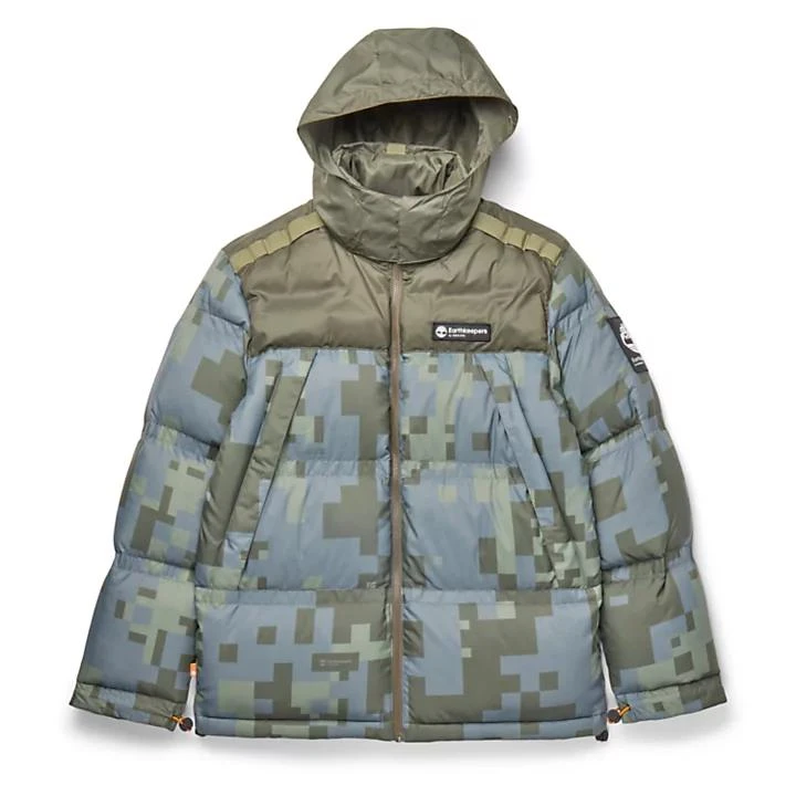 商品Timberland|Earthkeepers® by Raeburn All Gender Puffer Jacket in Green Camo,价格¥1967,第1张图片