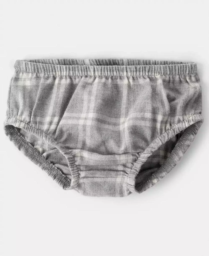 商品Carter's|Baby Girls 3-Piece Vest, Plaid Dress and Diaper Cover Set,价格¥113,第4张图片详细描述