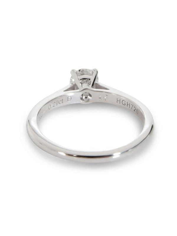 商品[二手商品] Cartier|Cartier 1895 Diamond Engagement Ring In Platinum D Vvs1 0.29 Ctw,价格¥12753,第2张图片详细描述