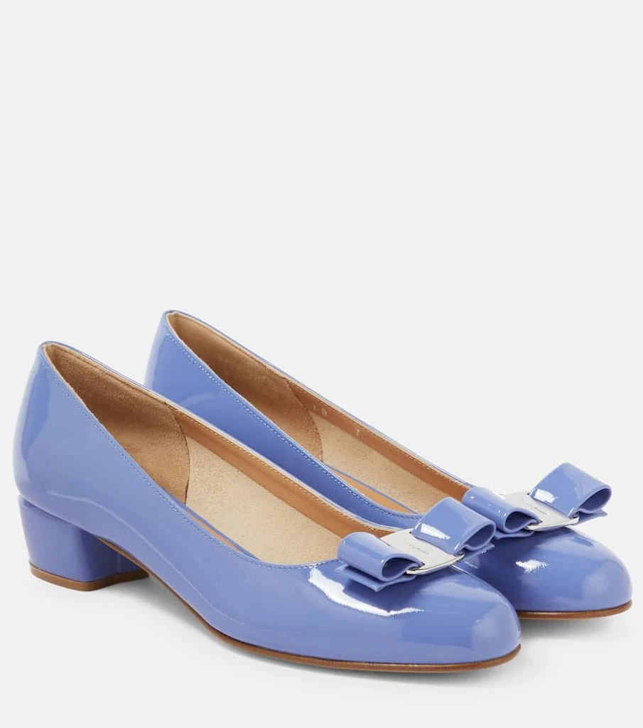 商品Salvatore Ferragamo|Vara patent leather ballet flats,价格¥3963,第1张图片