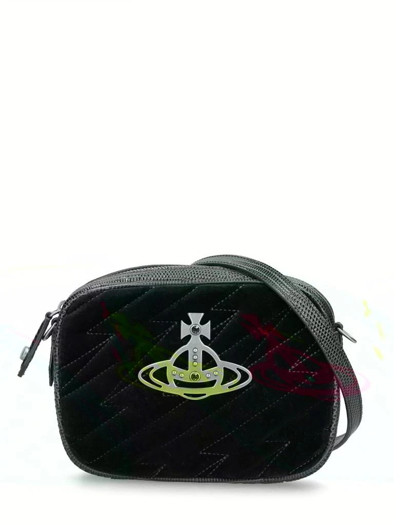 商品Vivienne Westwood|Anna Velvet Camera Bag,价格¥4757,第1张图片