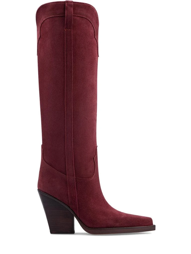 商品Paris Texas|100mm El Dorado Suede Tall Boots,价格¥7248,第1张图片