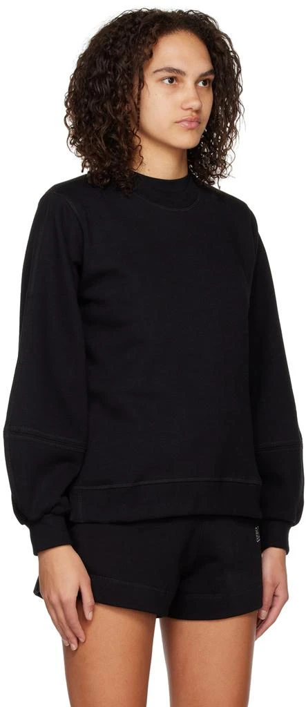 商品Ganni|Black Balloon Sleeve Sweatshirt,价格¥785,第2张图片详细描述