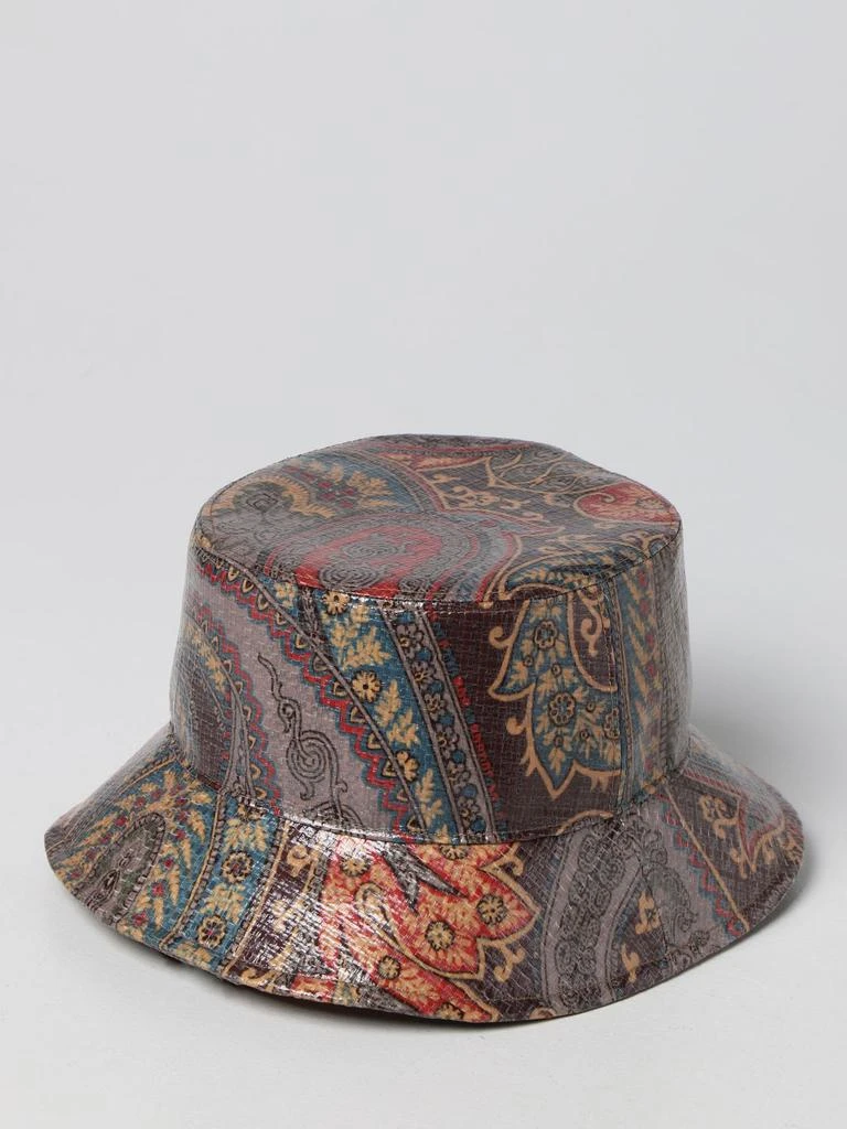 商品ETRO|Etro coated bucket hat with logo print,价格¥1433,第2张图片详细描述