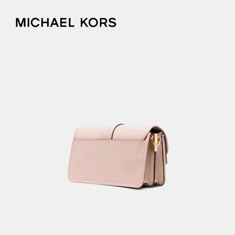 MK 女包 迈克·科尔斯 MICHAEL KORS 专柜款GREENWICH系列 柔粉色中号单肩包 30H1GGRL2U SOFT PINK 商品