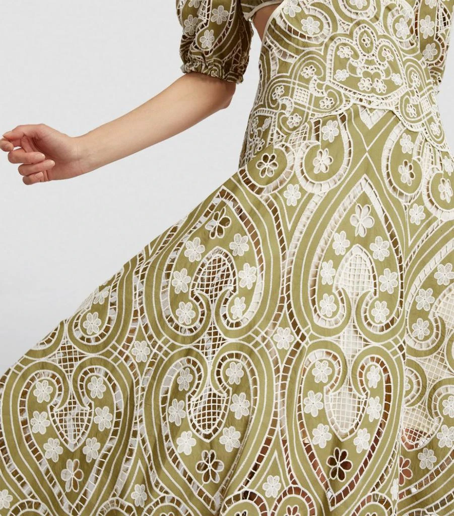 商品Sandro|Lace Cut-Out Midi Dress,价格¥2992,第4张图片详细描述