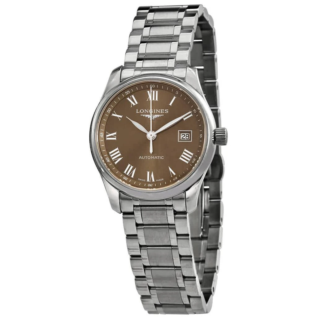 商品Longines|Master Collection Automatic Brown Dial Ladies Watch L2.257.4.71.6,价格¥7131,第1张图片