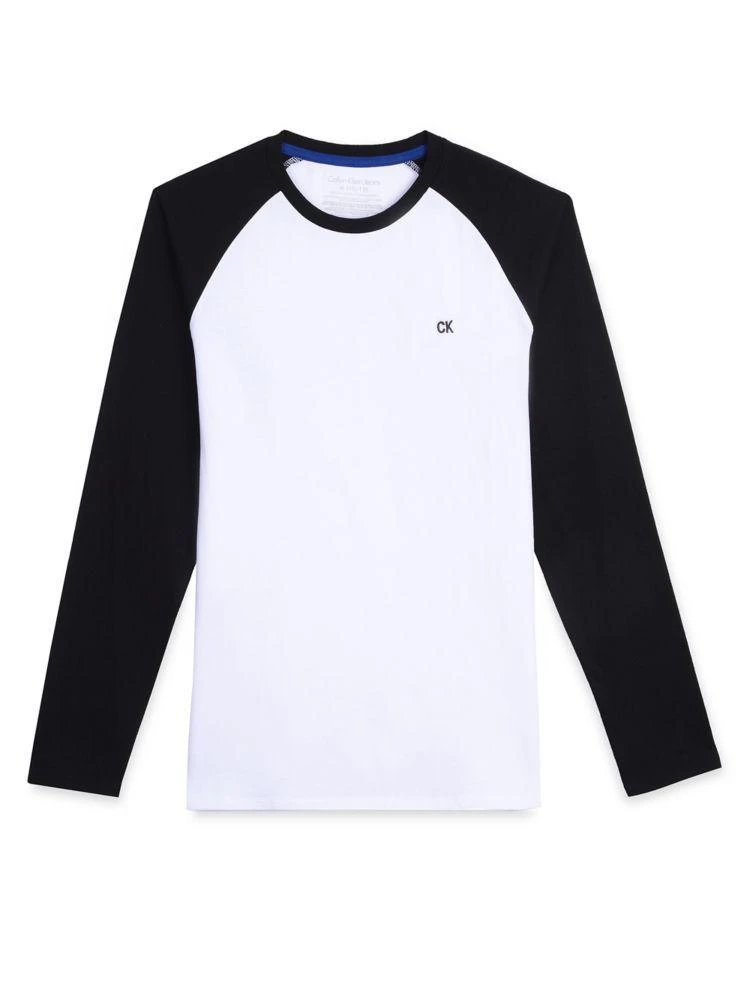 商品Calvin Klein|Boy's Sportswear Baseball Raglan Tee,价格¥90,第2张图片详细描述