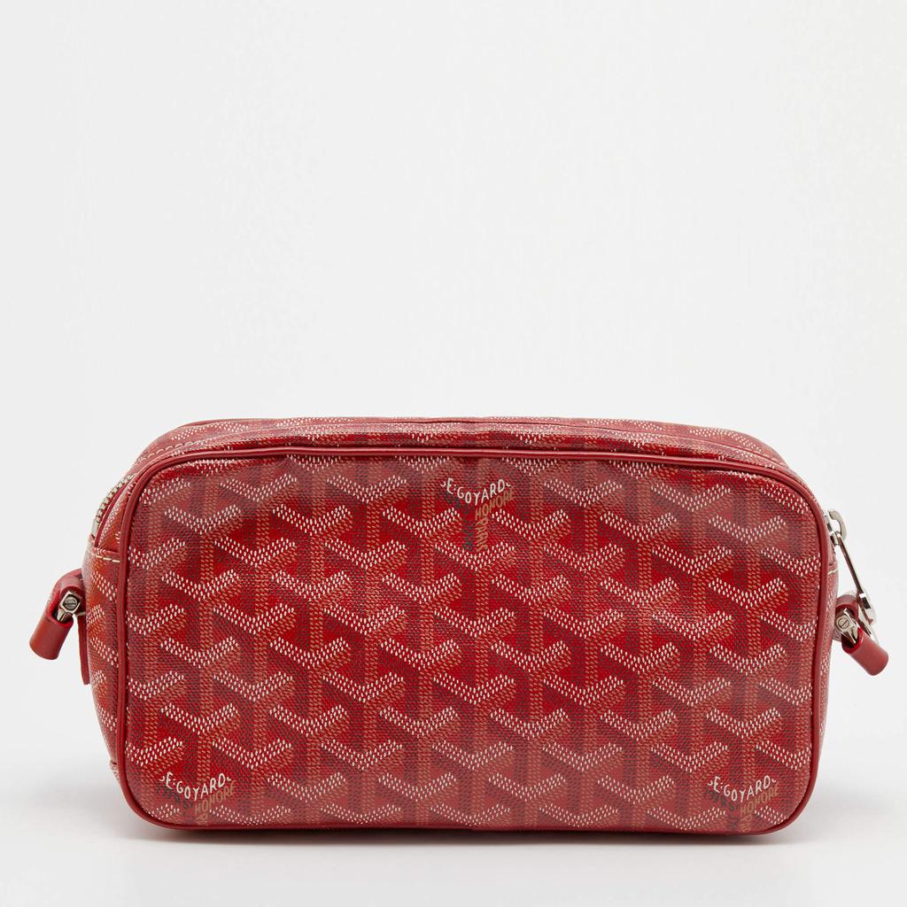 Goyard Red Goyardine Coated Canvas Sac Cap Vert Crossbody Bag商品第4张图片规格展示