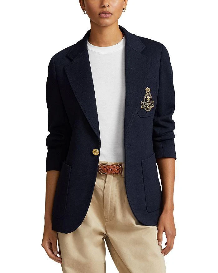 商品Ralph Lauren|Crest Embellished Blazer,价格¥2962,第1张图片