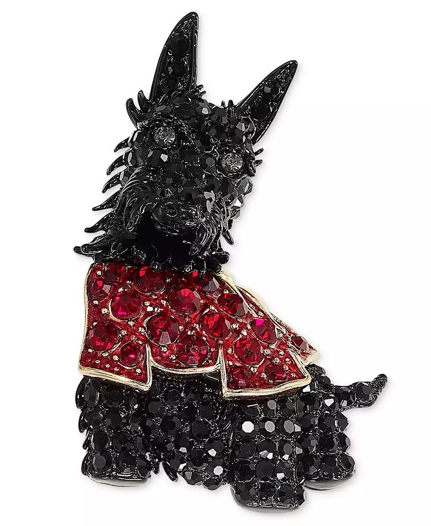 商品Holiday Lane|Two-Tone Color Crystal Dog Pin, Created for Macy's,价格¥75,第1张图片