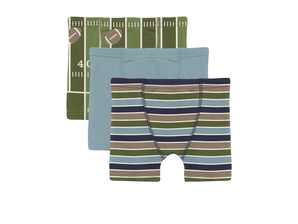 商品KicKee Pants|Print Boxer Brief Set of 3 (Toddler/Little Kid/Big Kid),价格¥254,第1张图片详细描述