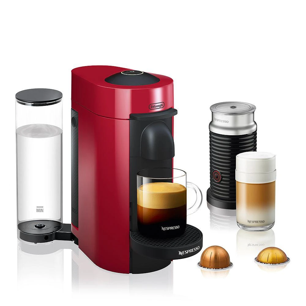 商品Nespresso|VertuoPlus Coffee & Espresso Maker by De'Longhi with Aeroccino Milk Frother,价格¥1635,第1张图片详细描述