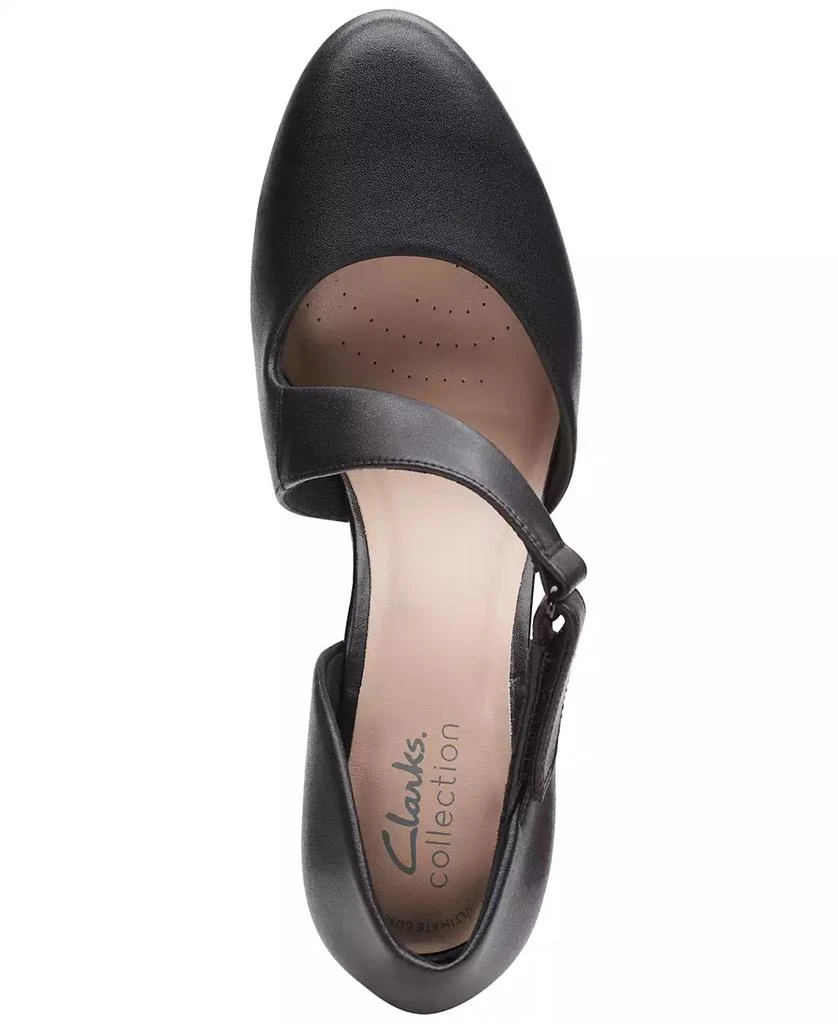 商品Clarks|Women's Ambyr Glow Asymmetrical Comfort Pumps,价格¥452,第4张图片详细描述