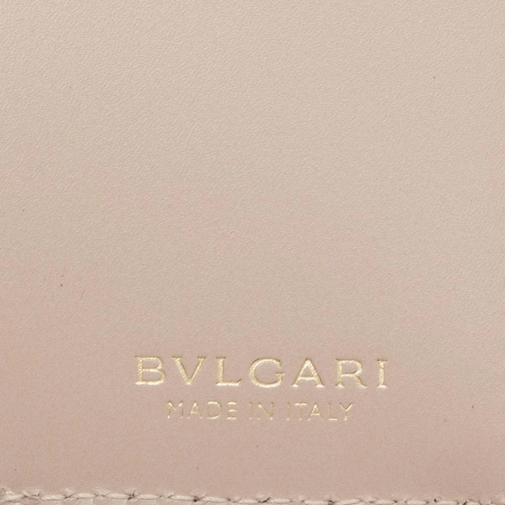 Bvlgari Metallic Gold Karung Leather Serpenti Forever Wallet 商品