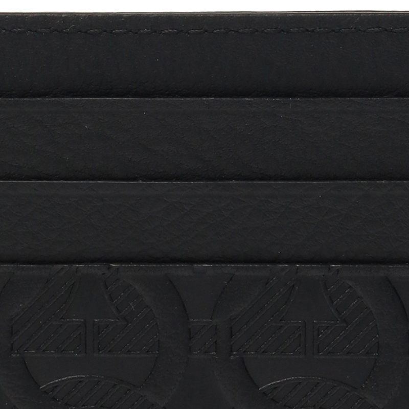 Salvatore Ferragamo 菲拉格慕 男士黑色皮革钱包卡包 66-A645-725146商品第2张图片规格展示