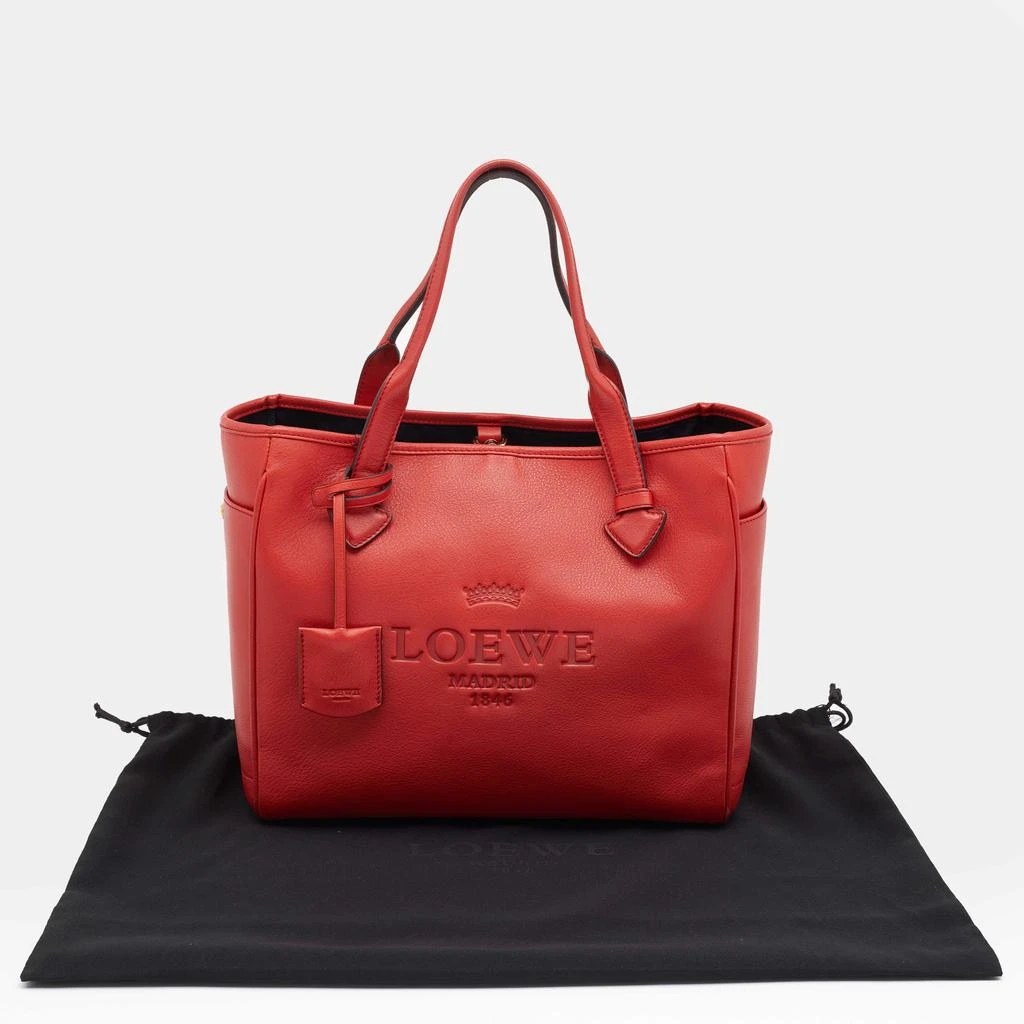 Loewe Red Leather Heritage Tote 商品