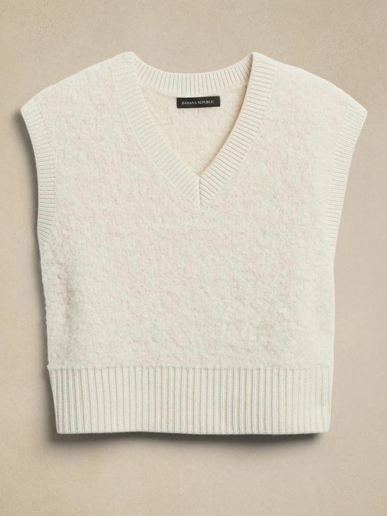 商品BANANA REPUBLIC|Safido Bouclé Sweater Vest,价格¥222,第4张图片详细描述