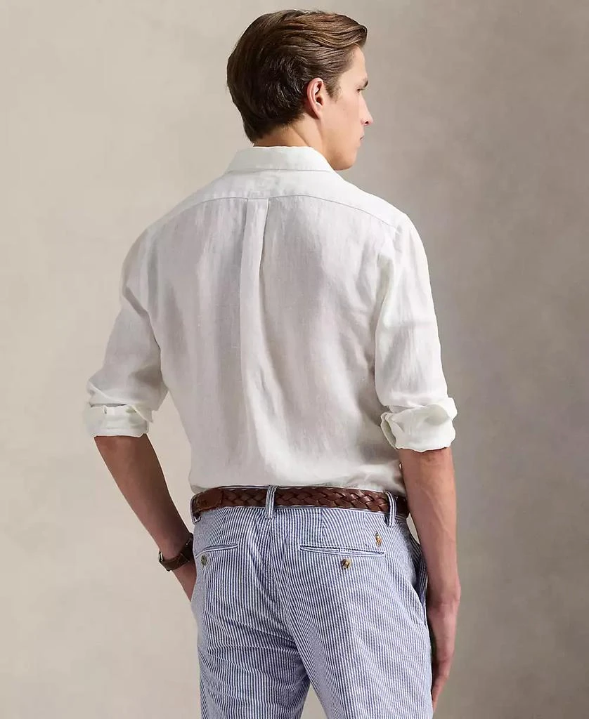 商品Ralph Lauren|男士经典版型亚麻衬衫 多款配色,价格¥1022,第2张图片详细描述