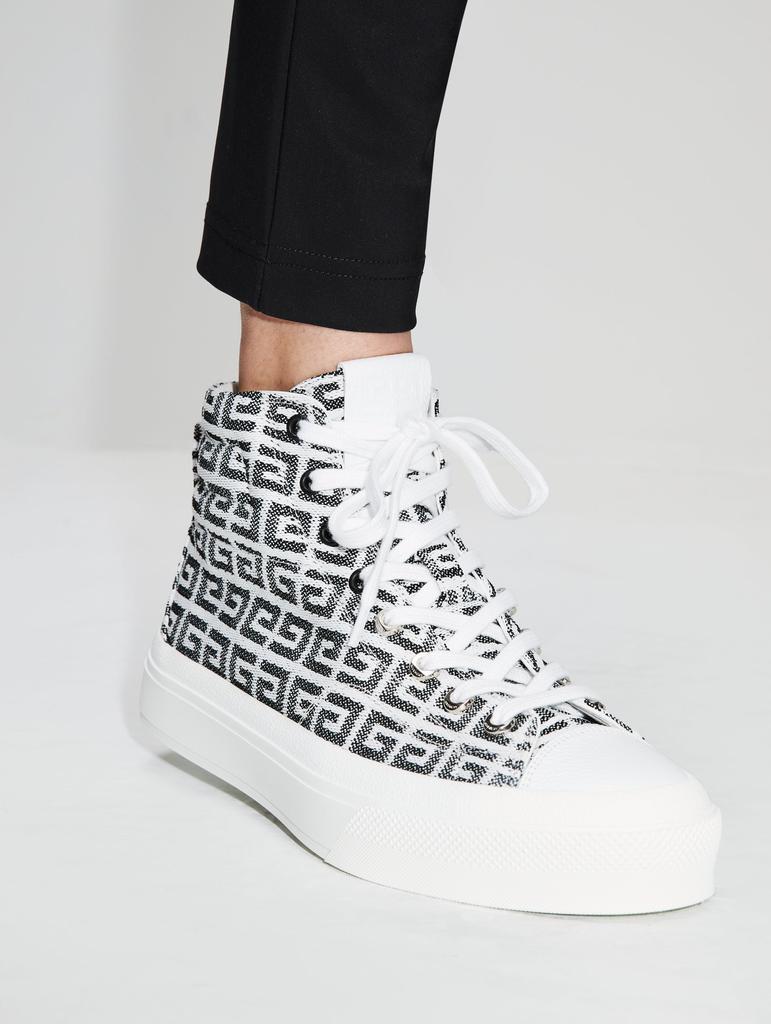 商品Givenchy|High Sneakers City In 4G Jacquard,价格¥3755,第4张图片详细描述