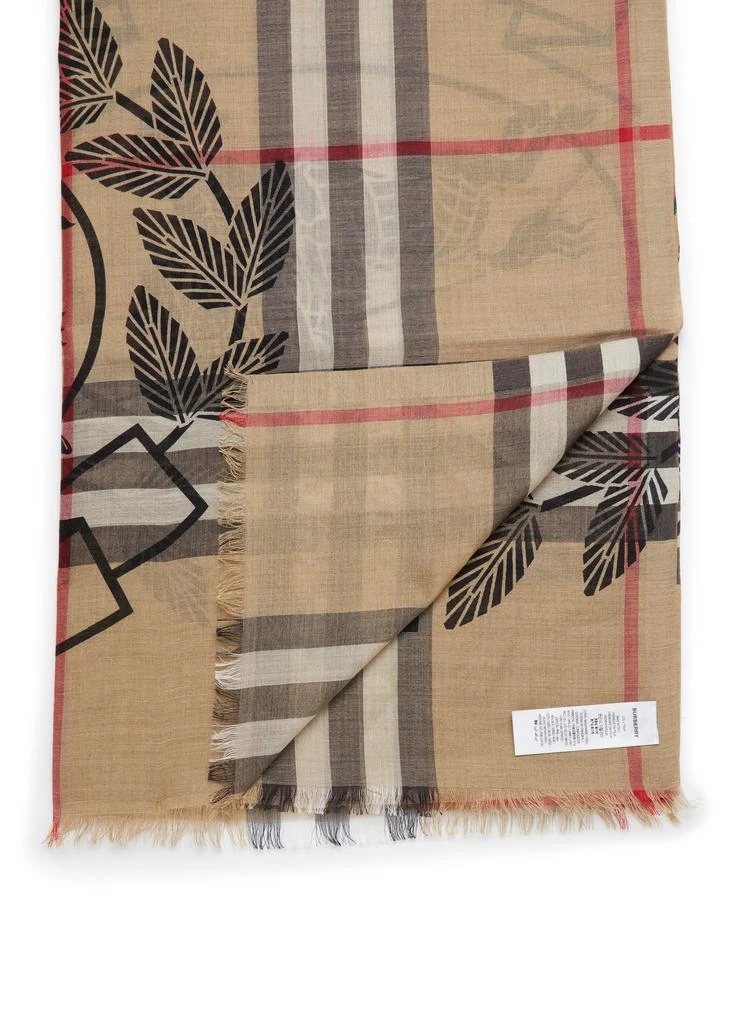 商品Burberry|Check 格纹围巾,价格¥4174,第4张图片详细描述